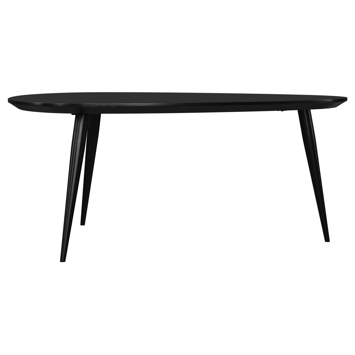 Xander - Triangular Table With Rounded Edges