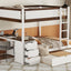 Bunk Bed With Twin Size Trundle, Storage And Desk