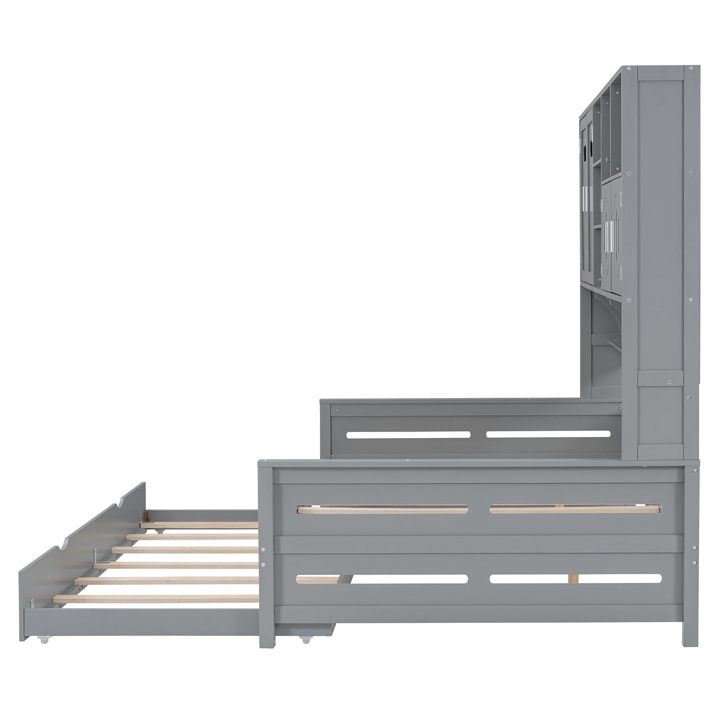 Daybed & All-In-One Cabinet And Shelf