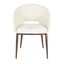 Renee - Contemporary Chair - Cream / Copper