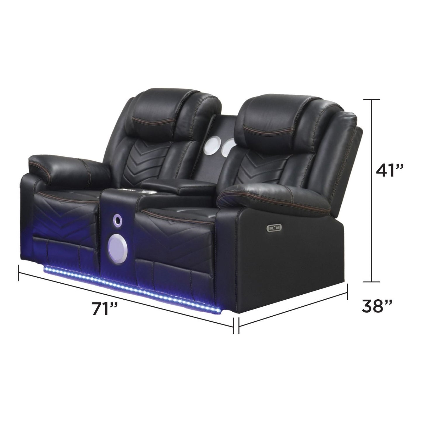 Challenger - LED Power Recliner Set