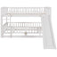 Low Bunk Bed With Slide, Fence And Ladder