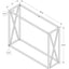 Accent Console Table For Entryway, Contemporary & Modern - Gold