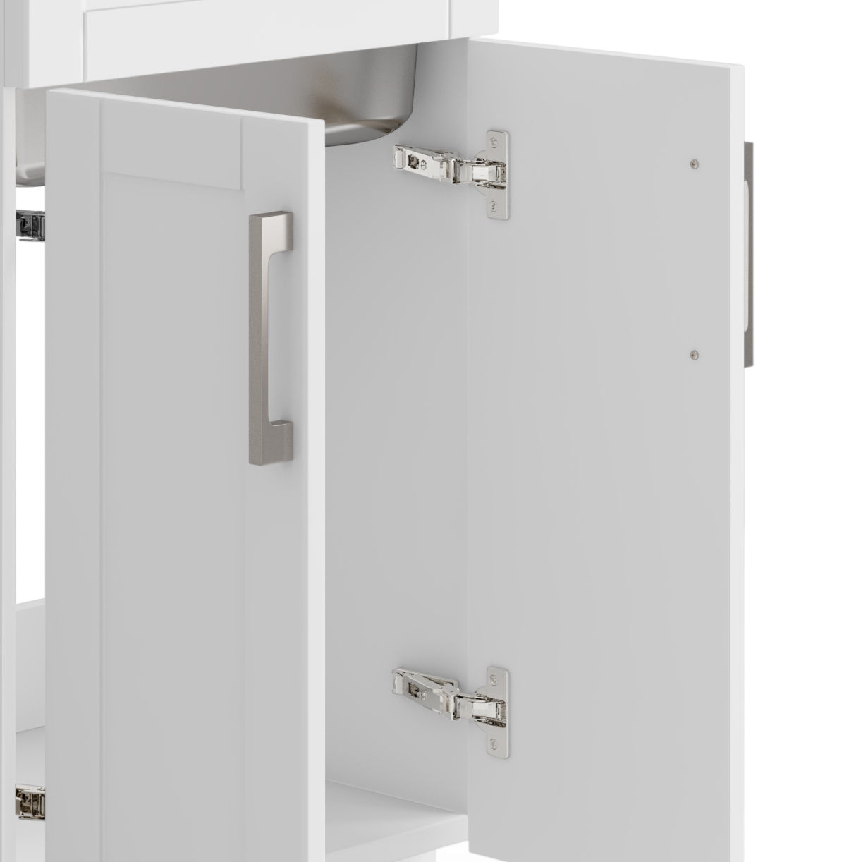 Hennessy - Deluxe Laundry Cabinet With Faucet And Stainless Steel Sink