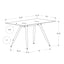 Computer Desk For Home Office, Laptop, Tempered Glass, Contemporary & Modern - White