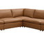 Brighton - Top Grain Modular Sectional - Brown