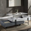 Wilkins - High Gloss Coffee Table With Lift Top - Gray / White