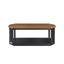 Decker - 3 Piece Occasional Set (1 Coffee & 2 End Tables) - Brown / Black