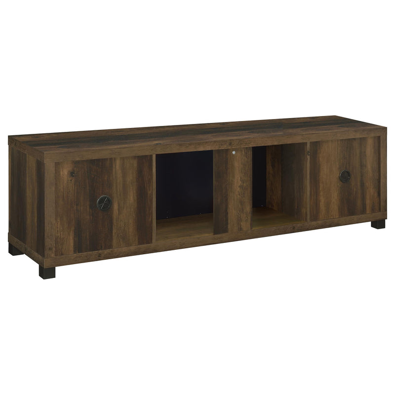 Temby - Fireplace TV Stand With Flameless Ambience - Pine Wood