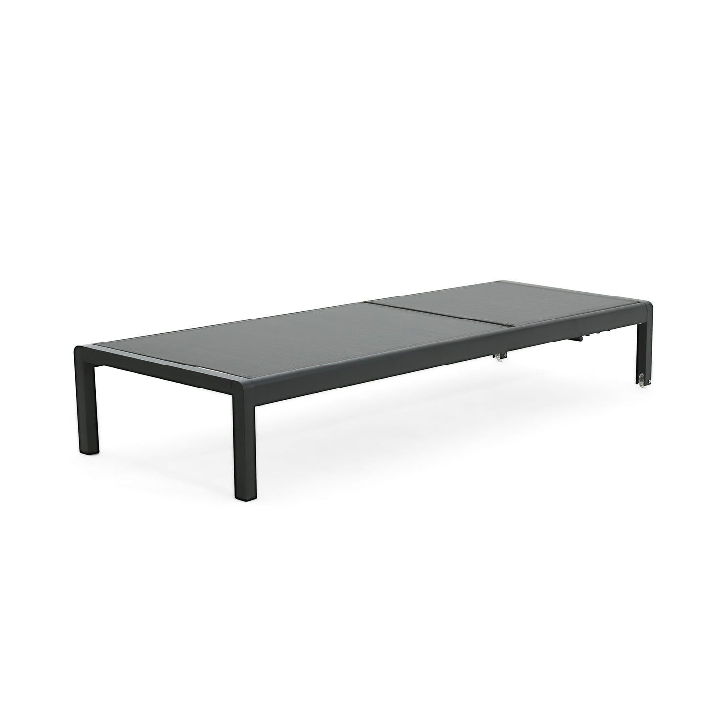 Outdoor Patio Chaise Lounge With 5 Reclining Positions