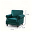 Upholstered Accent Armchair With Turned Legs For Living Room