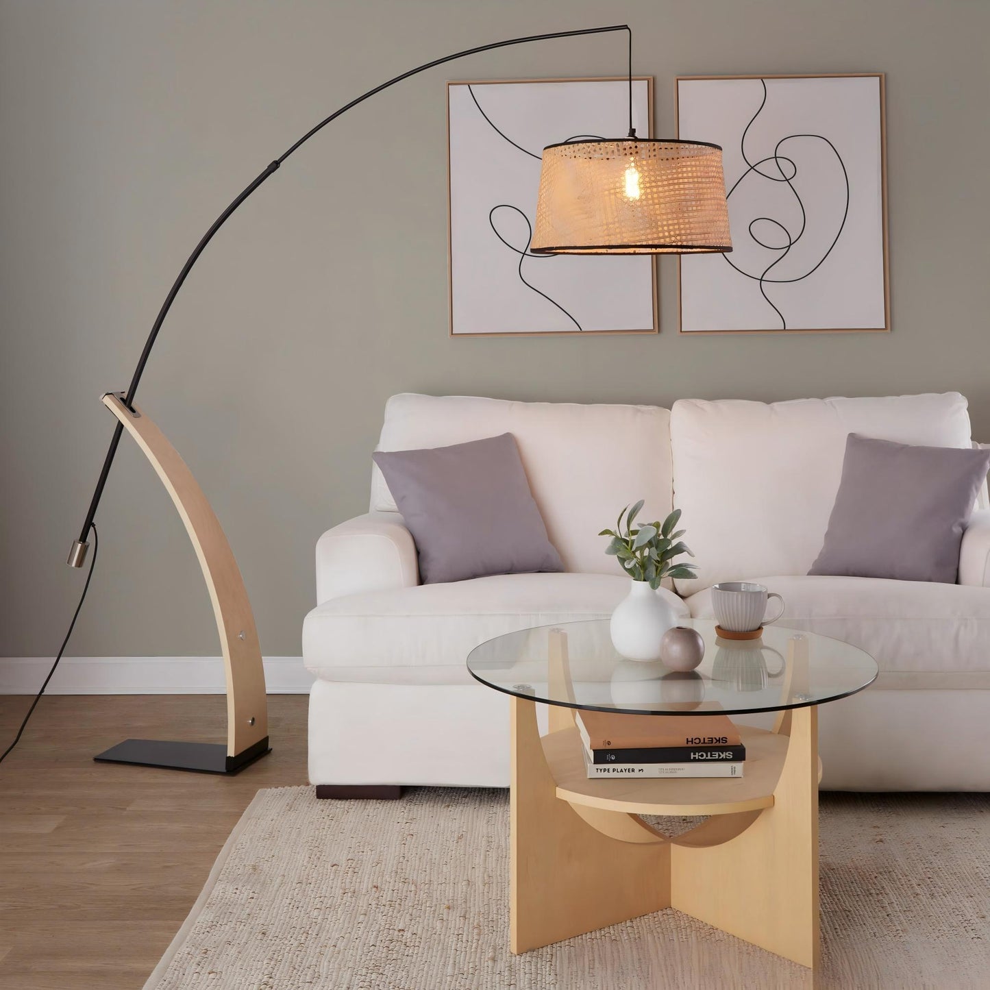 Robyn - Mid-Century Modern Floor Lamp