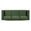 Modern 3 Seater Sofa With Curved Backrest