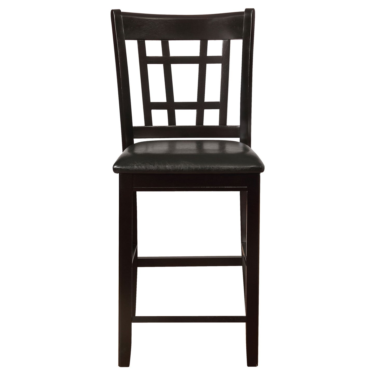Danford - 5 Piece Counter Height Dining Set With Upholstered Stools - Espresso