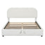 Upholstered Platform Bed With Hydraulic Storage System