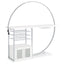 Casey - 2 Door Home Bar Storage Bar With Customizable Lighting - White