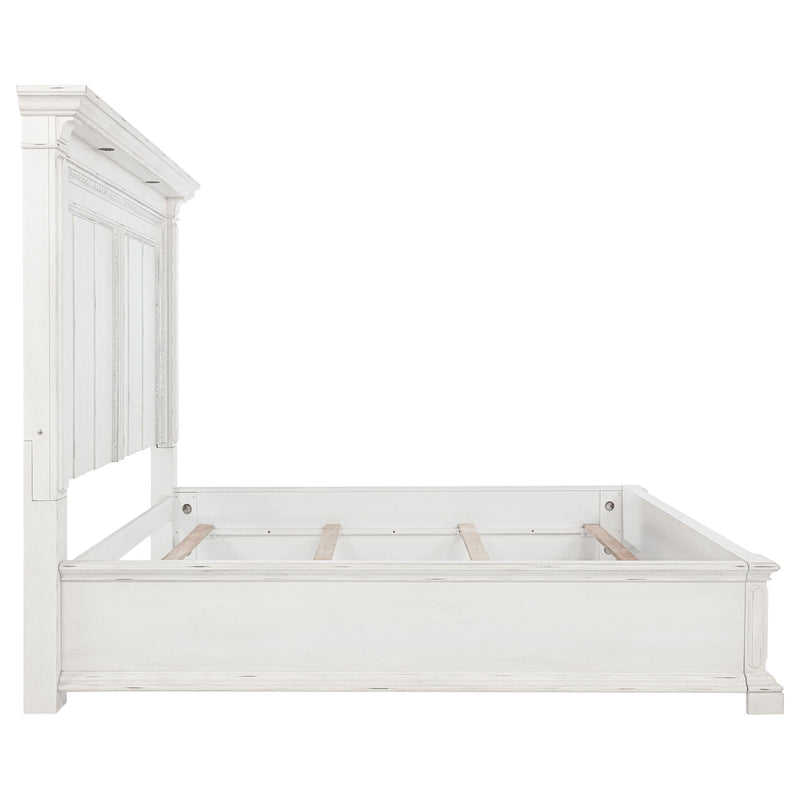 LED Light Panel Bed With Traditional Design
