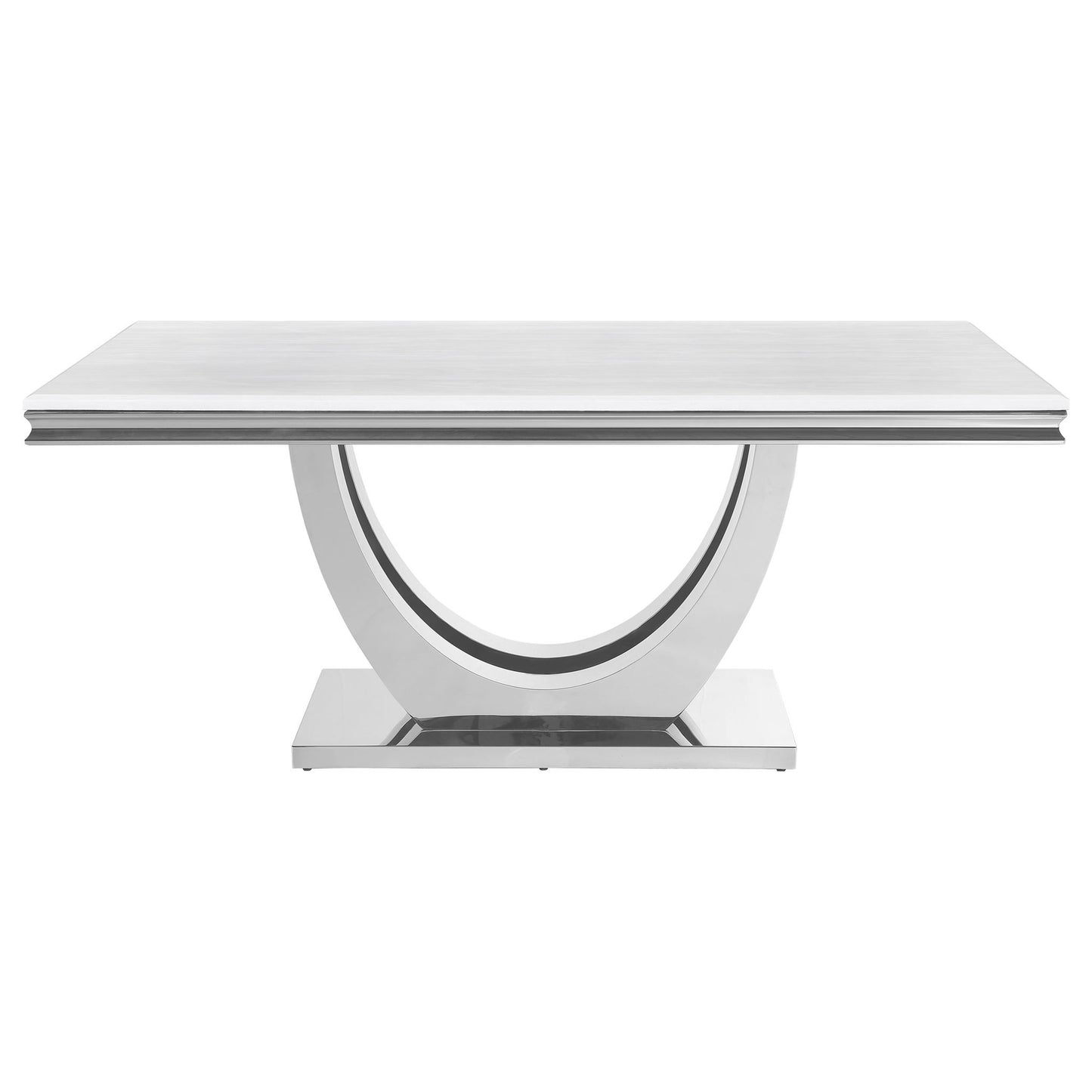 Kerw - 7 Piece Rectangular Dining Table Set - Gray