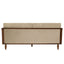 3 Seater Sofa With Rattan Armrests