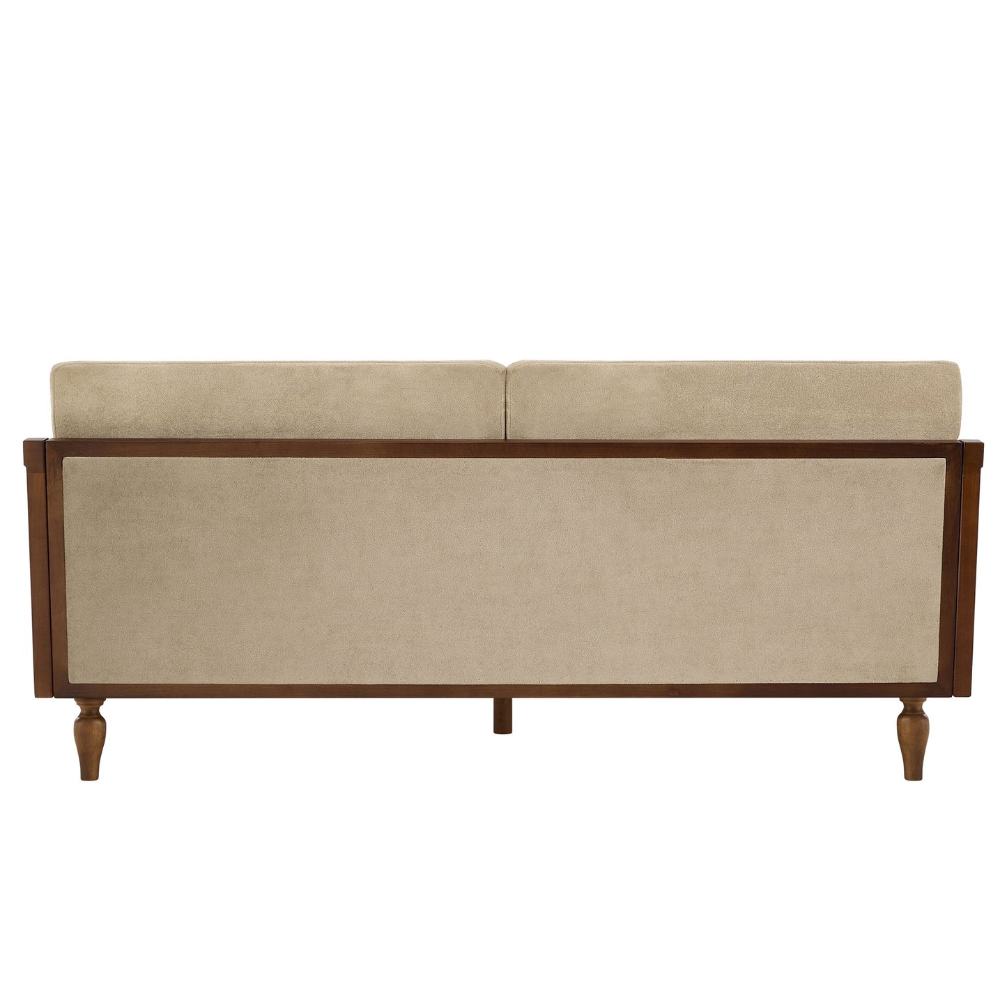 3 Seater Sofa With Rattan Armrests