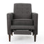 Macedonia - Button Tufted Fabric Recliner - Slate