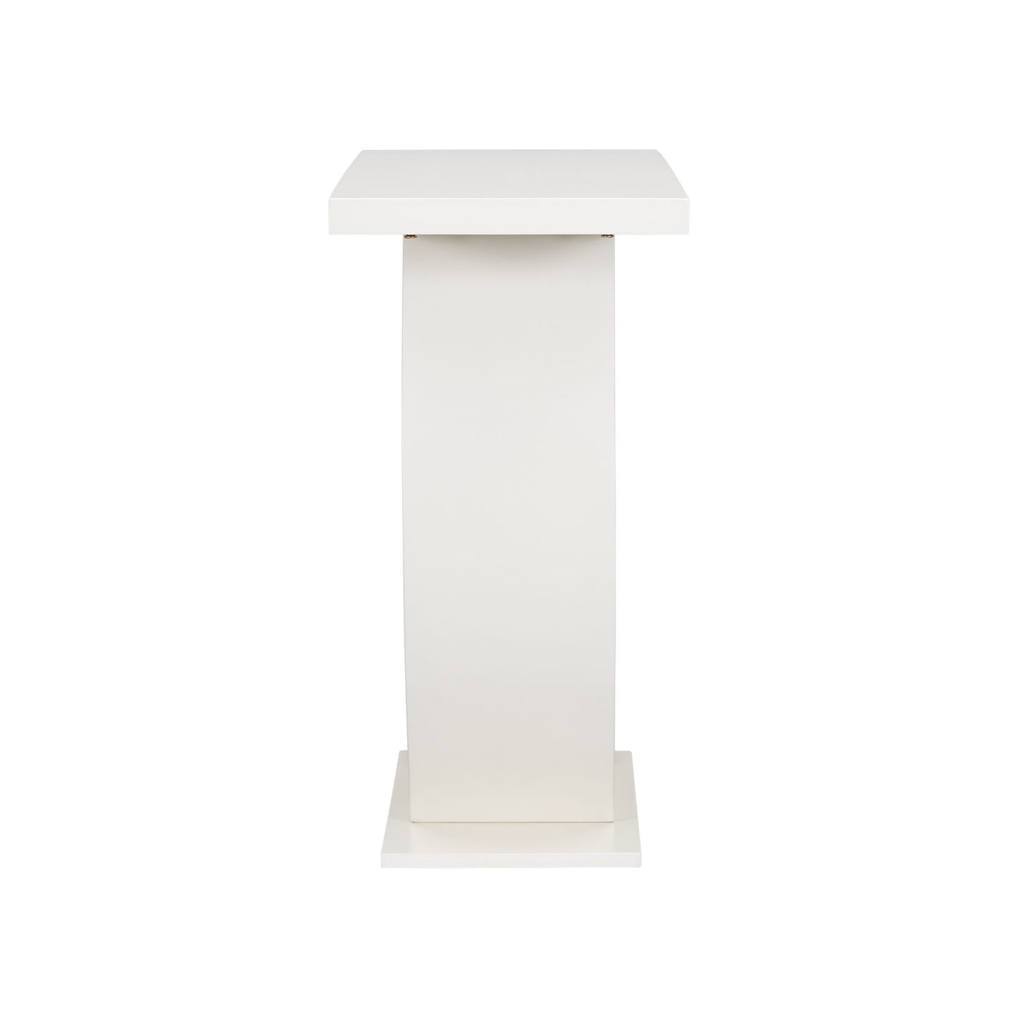 Console Table With Oval Base And Reinforced Bottom Plate