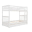 Bunk Bed With Ladders And 2 Storage Drawers