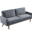 Sofa, European Style With Sleek Design, Modern & Vintage Flair, Upholstered 3 Seater Couch