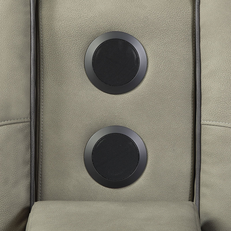 Bruno - Power Reclining Loveseat With Bluetooth Speakers