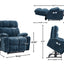 Dual Okin Motor Power Lift Recliner Chair For Elderly Infinite Position Lay Flat 180E Recliner With Heat Massage