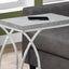Accent Table, C - Shaped, Contemporary & Modern Design