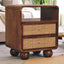 Larissa - 2 Drawer Nightstand - Brown