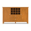 Warm Shaker - Storage Cabinet With Wine Rack - Brown
