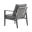 Modern Lounge Chair With Rope Accents And Cushions