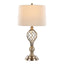 Linx - Twist Contemporary Table Lamp (Set of 2) - Antique Soft Brass / White