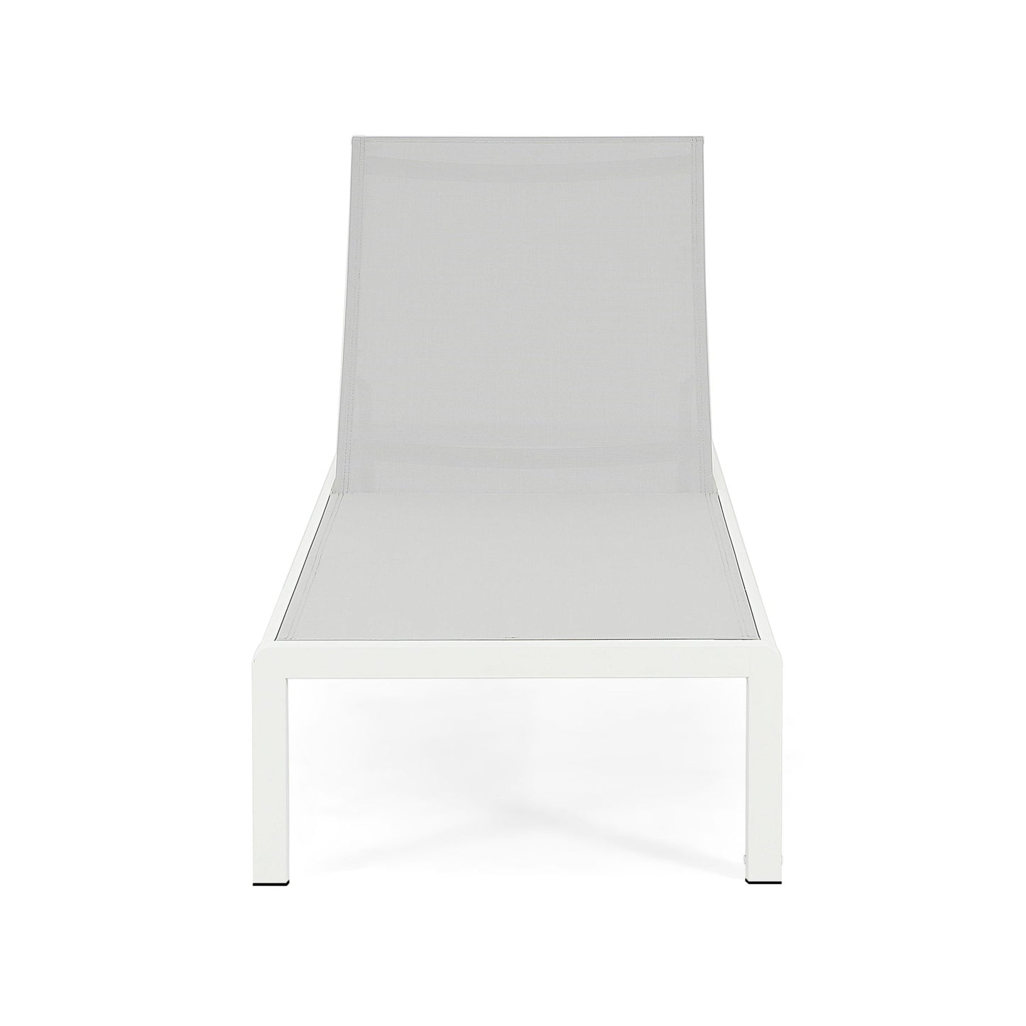 Outdoor Patio Chaise Lounge With 5 Reclining Positions