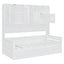 Daybed With All-In-One Cabinet And Shelf