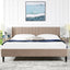 Aspen - Vertical Tufted Modern Headboard Platform Bed Set