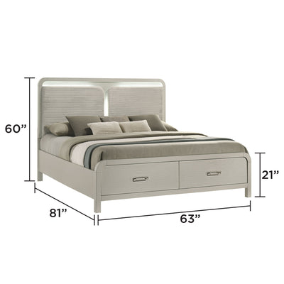 Aria - Bed With Storage Drawers