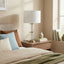 Echo - Table Lamp With On / Off Switch Clear Body Base - Clear / Silver / White