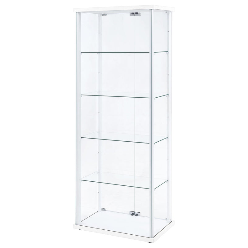 Hyacinth - 4 Shelf Curio Cabinet