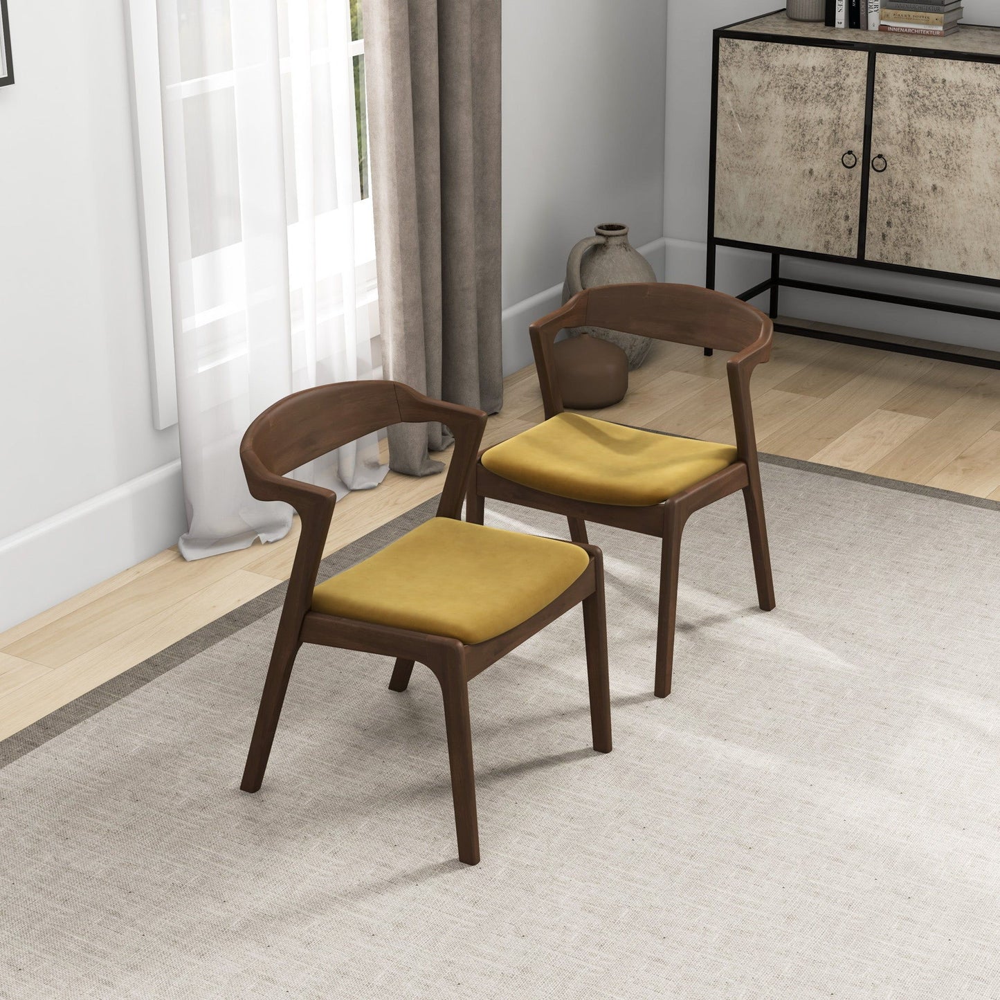 Dakota - Mid-Century Modern Dining Chair (Set of 2)