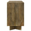Roman - 3 Door Server With Chevron Design - Brown