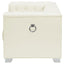 Earline - Upholstered Track Arm Accent Chair - White