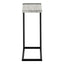 Accent Table, C - Shaped, Contemporary & Modern Stylish Design