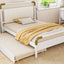 Storage Platform Bed, With 2 Big Drawers, Trundle