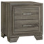Funston - 4 Piece Queen Bedroom Set With Upholstered Headboard - Oak