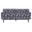 2 Seater Loveseat Sofa With Spacious Seating Area