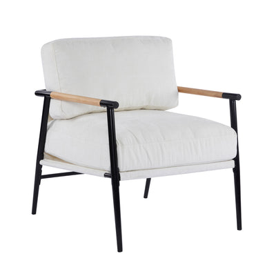 Modern Accent Chair With Cushions, Cozy Seating