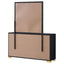 Jeremiah - 6 Drawer Dresser With Mirror - Black